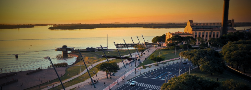Vista Panorâmica de Porto Alegre