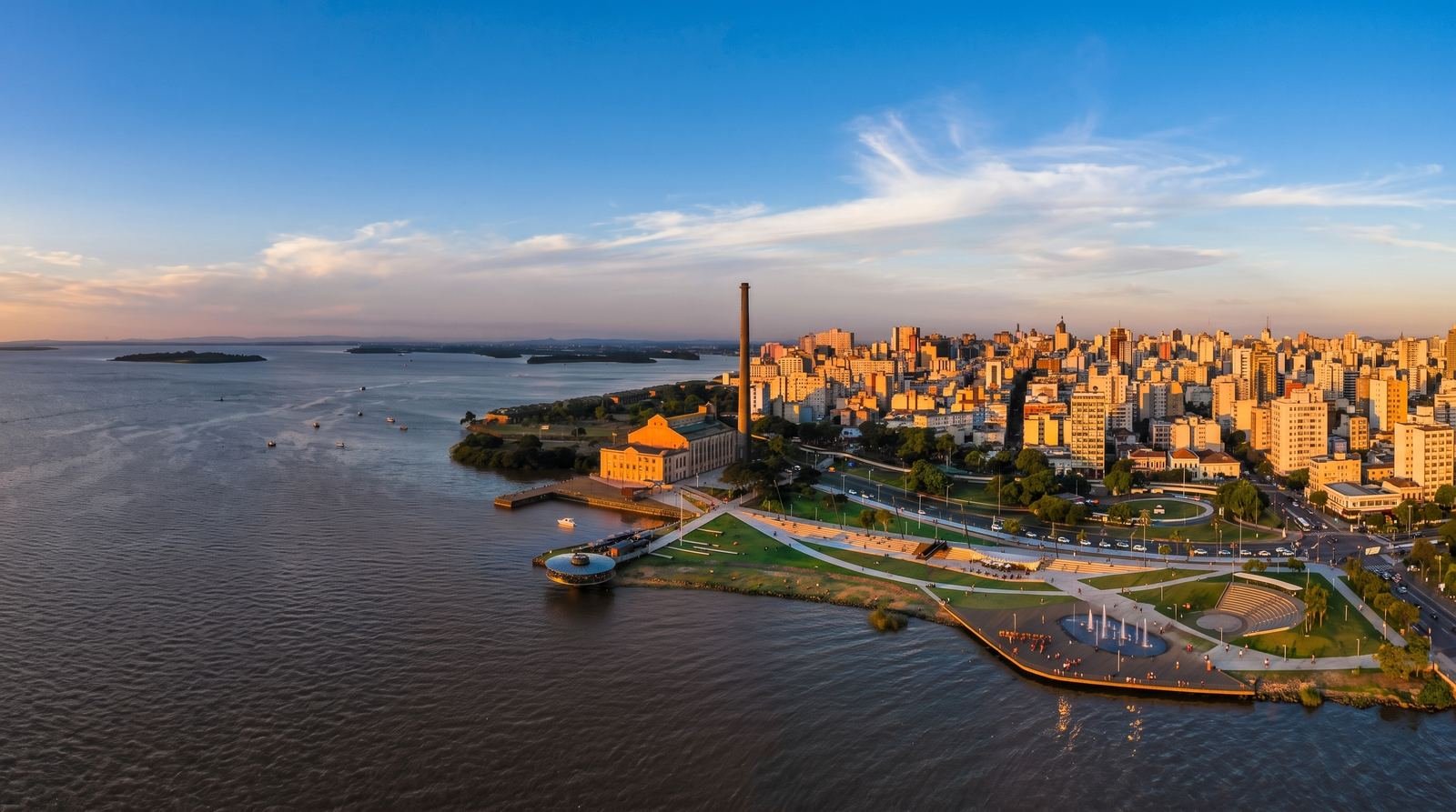 Vista Panorâmica de Porto Alegre